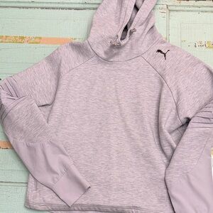 Puma Heather Gray Pullover Hoodie